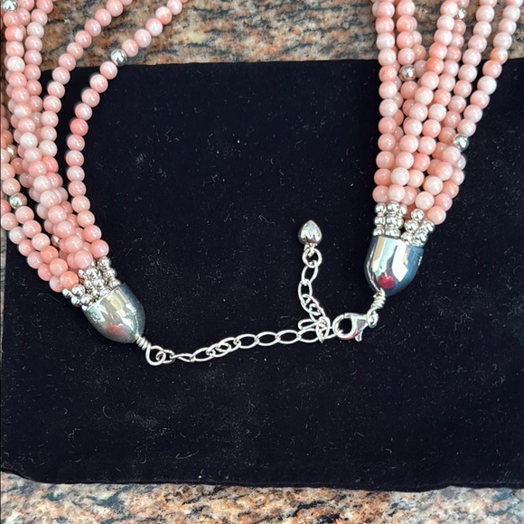 Jay King Pink Layered Beaded Necklace - Picture 2 of 2